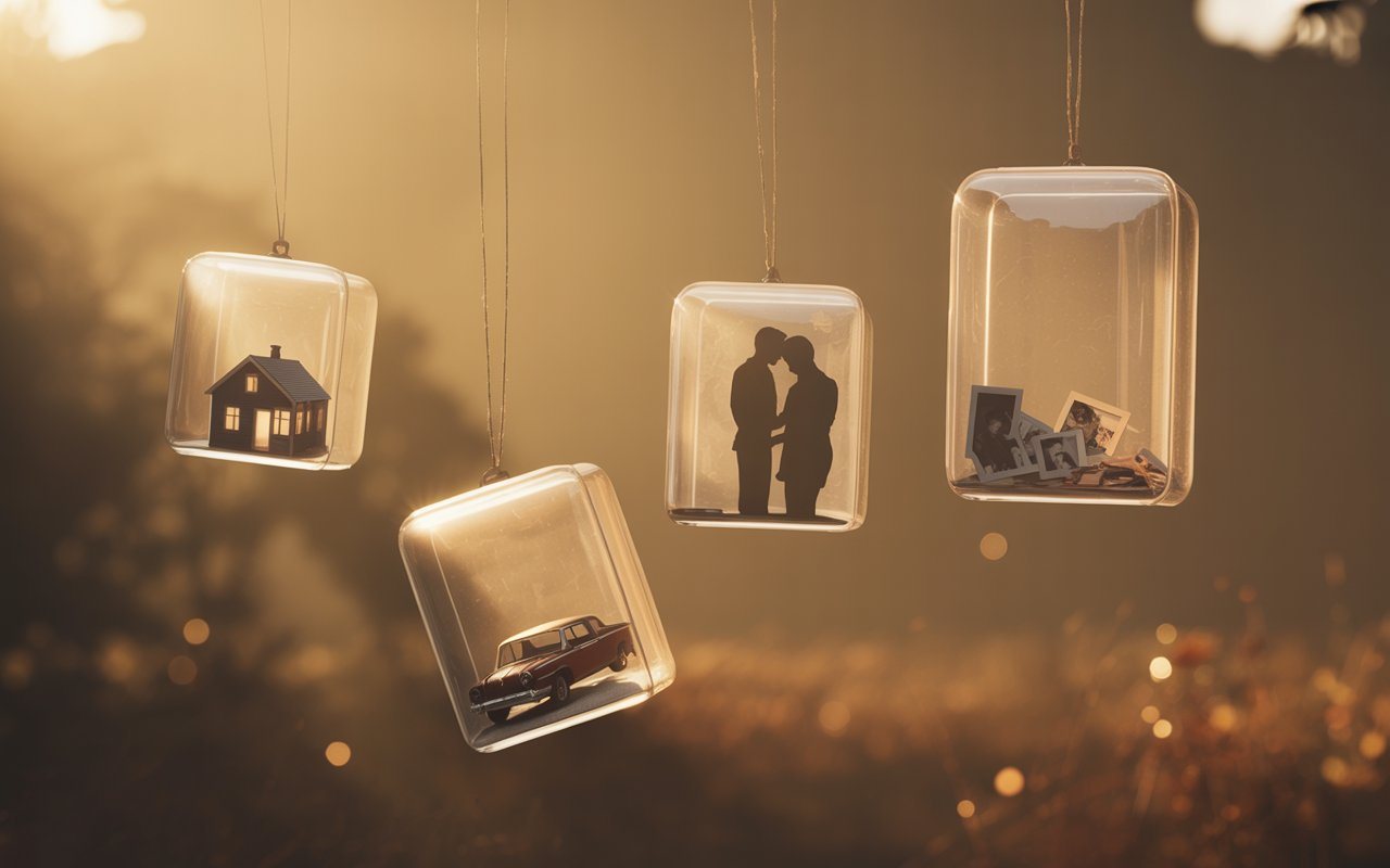 Inventário de perdas materiais e emocionais após término, conforme letra da música ‘Né’.